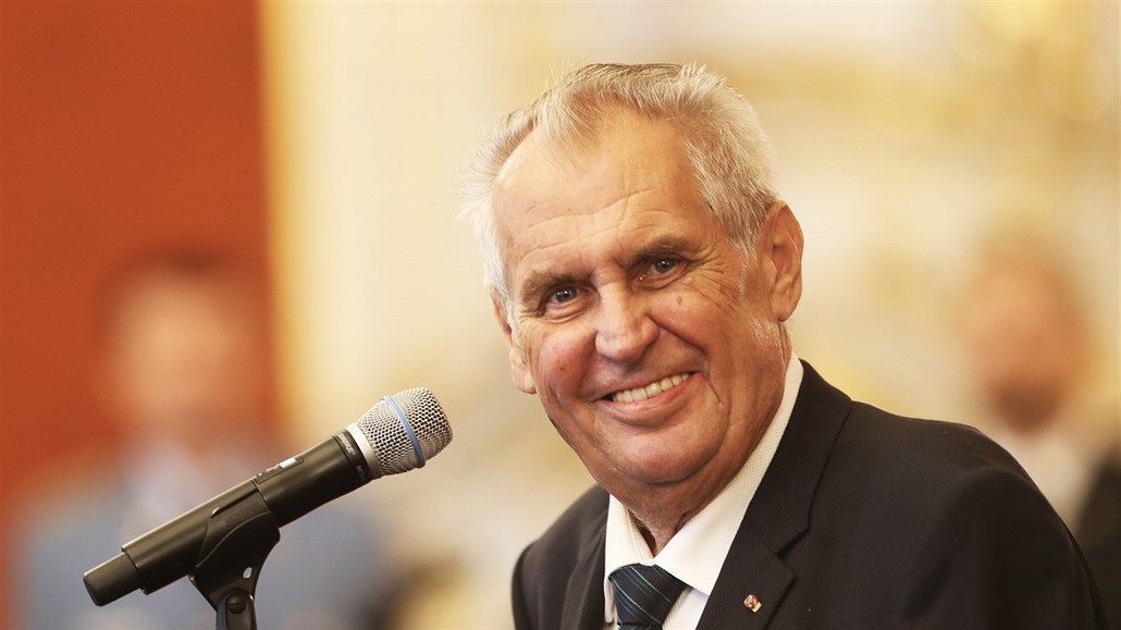 Prezident Milo� Zeman.