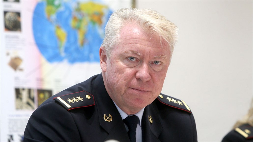 Krajský �editel Policie �R na Liberecku Vladislav Husák na tiskové konferenci k...