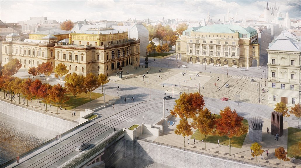 Rekonstrukce Palachova náměstí začnou za dva roky, práce brzdil výdech -  iDNES.cz