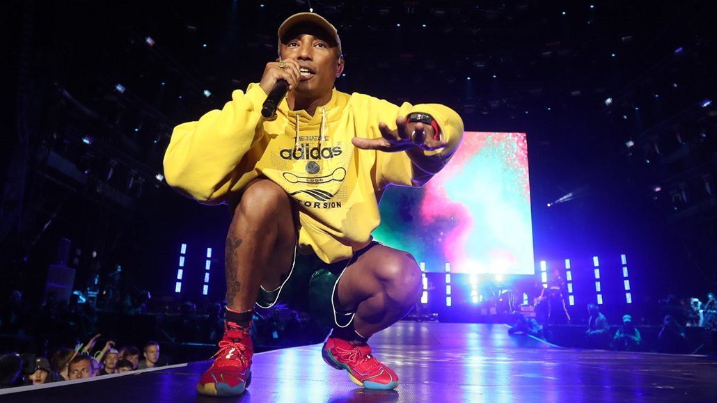 Pharrell Williams s kapelou N.E.R.D. na Colours of Ostrava (18. �ervence 2018)