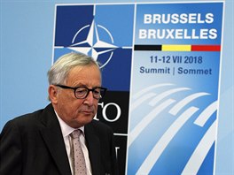 Pedseda Evropsk komise Jean-Claude Juncker na summitu NATO v Bruselu (11....