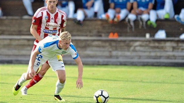 Fotbalist Liberce porazili na zvr soustedn v Rakousku rumunsk celek Sepsi 1:0, gl dal Petr evk (v blm)