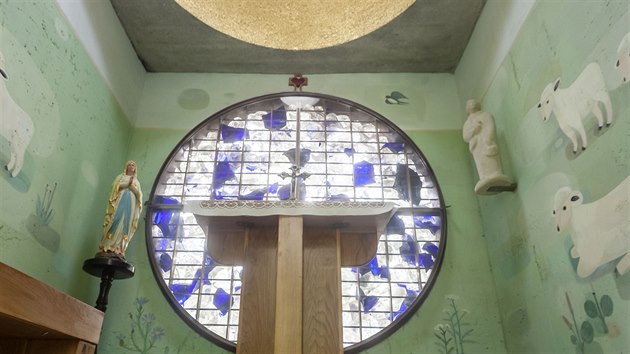 Interiér kaple sv. Vendelína u Oseku nad Bečvou