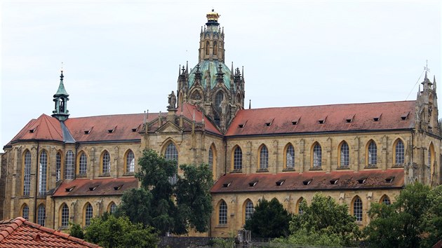 Klášterní kostel Nanebevzetí Panny Marie v Kladrubech.