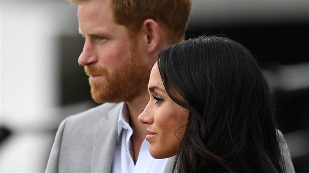 Princ Harry a vvodkyn Meghan (Dublin, 11. ervence 2018)