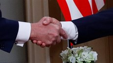 Donald Trump a Vladimir Putin bhem setkání v Helsinkách (16. ervence 2018)
