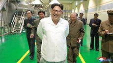Severokorejský vůdce Kim Čong-un (10. července 2018)