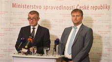 Premiér Andrej Babiš uvedl do úřadu nového ministra spravedlnosti Jana...