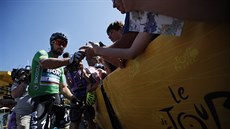 Slovenský cyklista Peter Sagan ped startem páté etapy Tour de France.