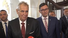 Prezident Miloš Zeman řekl, že část opozice zřejmě dostala z jeho projevu...