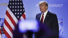 Americký prezident Donald Trump na summitu NATO v Bruselu.