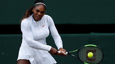 Amerianka Serena Williamsová bhem wimbledonského finále.