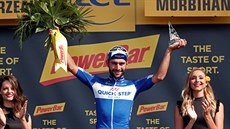 TVRTÁ ETAPA, DRUHÝ TRIUMF. Fernando Gaviria slaví druhé vítzství na Tour.