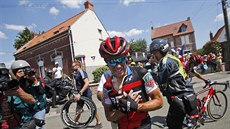 Jeden z favorit Richie Porte skonil kvli zranní na Tour de France 2018...