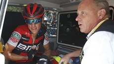 Jeden z favorit Richie Porte skonil kvli zranní na Tour de France 2018...