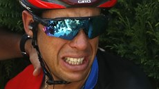 Jeden z favorit Richie Porte skonil kvli zranní na Tour de France 2018...