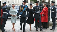 Vévodkyn Kate, princ William, vévodkyn Meghan a princ Harry (Londýn, 10....