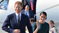 Princ Harry a vévodkyn Meghan na návtv Irska (Dublin, 10. ervence 2018)