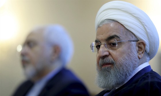 Íránský prezident Hasan Ruhání (22. ervence 2018)