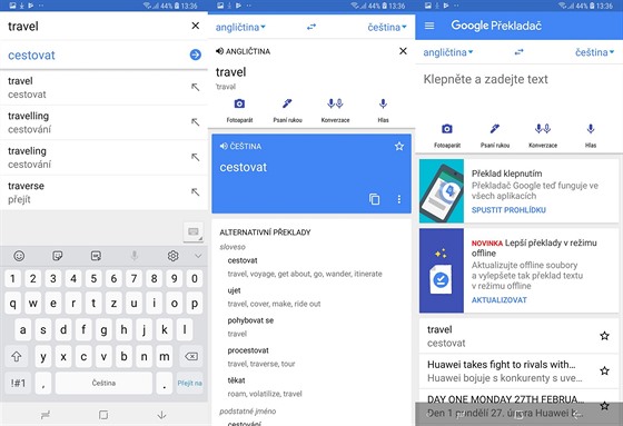 Aplikace Peklada Google