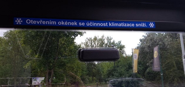 Klimatizace v tramvaji