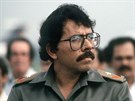 Prezident Nikaraguy Daniel Ortega na archivním snímku z 80. let