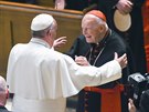 Kardinál Theodore McCarrick a pape Frantiek (23. záí 2015)