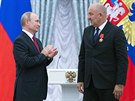 Ruský prezident Vladimir Putin a trenér národního týmu Stanislav eresov (28....