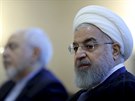 Íránský prezident Hasan Ruhání (22. července 2018)
