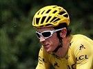 Úvod devatenácté etapy Tour de France. Udrí Geraint Thomas lutý dres?