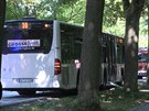 V Lübecku na severu Nmecka napadl útoník noem cestující v autobusu (20....