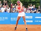 Francouzská tenistka Fiona Ferrová ve finále turnaje v Olomouci
