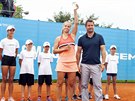 Poraená finalistka tenisového turnaje v Olomouci Karolína Muchová dkuje...