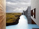 Luxusní hotel The Retreat v Blue Lagoon nedaleko islandského Reykjavíku.