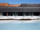 Luxusní hotel The Retreat v Blue Lagoon nedaleko islandského Reykjavíku.