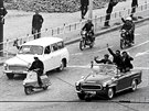 Brnnské ulice bhem srpnových událostí v roce 1968.