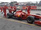 Ferrari pivezlo do Brna monopost F1