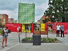 Nov� otev�en� park na Mendlov� n�m�st� v Brn�.