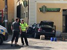 Pi nehod automobilu v obci Hedle na Berounsku zemel idi (20.7.2018)