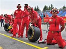 Ferrari pivezlo do Brna formuli, kterou pedvedlo na Masarykov okruhu.