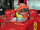 Ferrari pivezlo do Brna formuli, kterou pedvedlo na Masarykov okruhu.