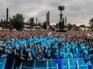 Publikum kapely Kaleo na Colours of Ostrava (19. července 2018)