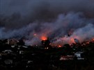 Poslední plameny v oblasti msta Rafina severovýchodn od Atén hasilo odpoledne...
