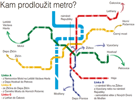 Kam prodloužit metro?