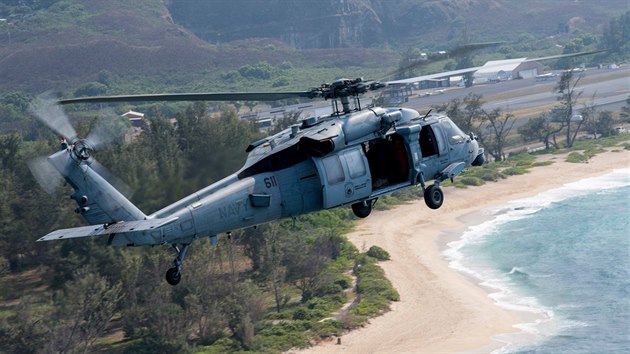 Helikoptéra MH-60S Sea Haw na manévrech RIMPAC 2018