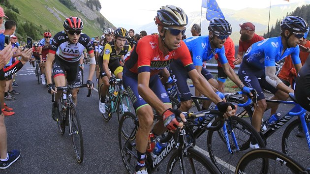Italsk cyklista Vincenzo Nibali na Tour de France.