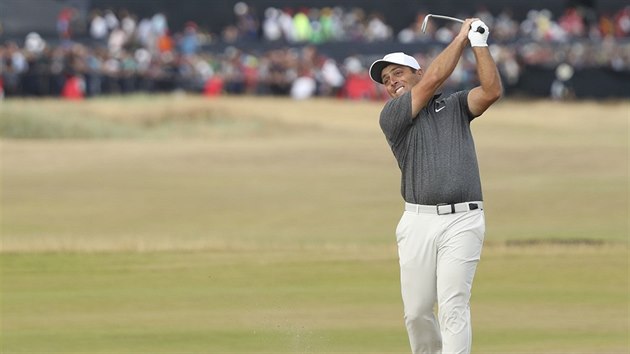 Francesco Molinari z Itlie na golfovm British Open