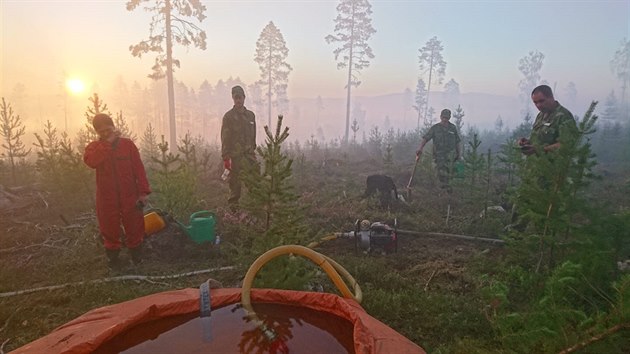 Lesní požáry ve Švédsku