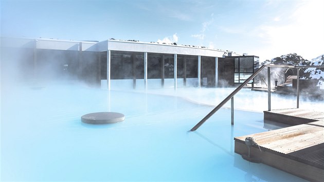 Luxusn� hotel The Retreat v Blue Lagoon nedaleko islandsk�ho Reykjav�ku.