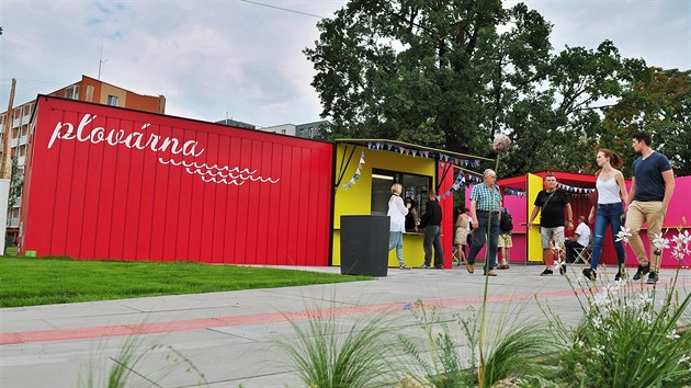 Nov� otev�en� park na Mendlov� n�m�st� v Brn�.